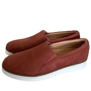 Naturalizer NWOT Perforated Slip On Loafers In Dusty Rose Size 6.5